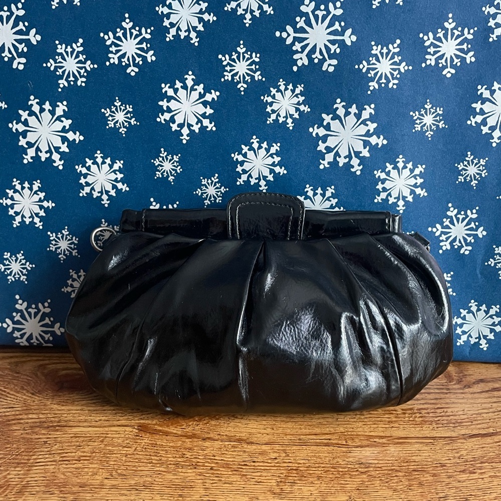 shiny leather